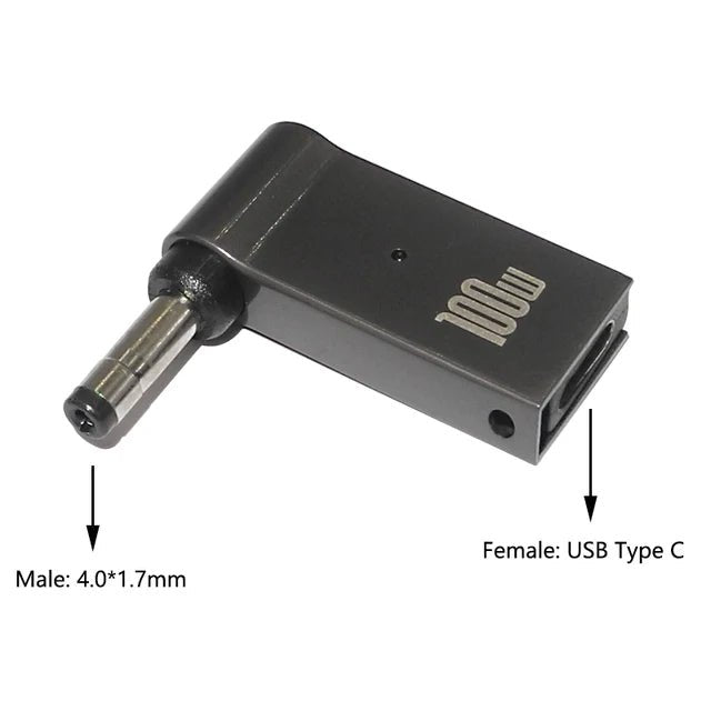 100W USB Type C to Dc Power Jack Connector USB C to Universal Laptop Power Adapter Plug Converter for Asus Dell Lenovo Notebook - Creative Celebrations