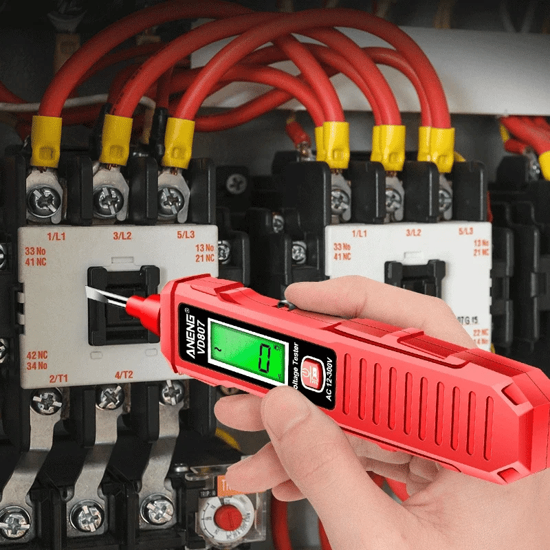 ANENG VD807 12-300V Voltage Detector Smart Electric Pen Sound & Light Alarm Non-Contact Voltage Zero Fire Wire Tester Pen Meter