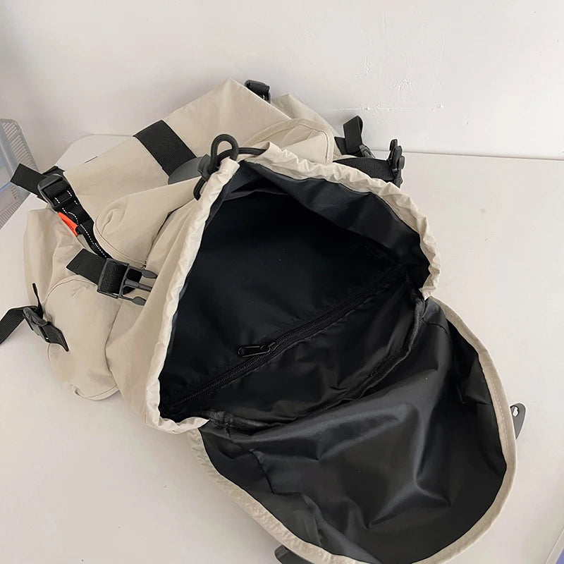 New Large Capacity Nylon Backpack Versatile Daily Commuter Backpack Minimalist Style Adult Backpack Lightweight And Portable Bag