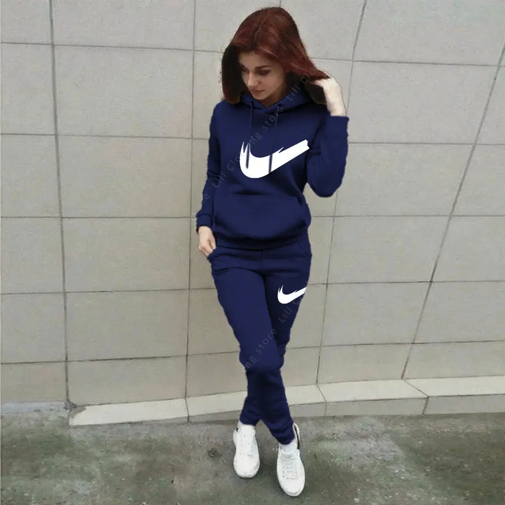 Hoodie Pants Sets Women's Suit 2pcs Sports Outfits 2025 Home Outdoor JoggingNew Designer Clothes women Autumn Winter Tracksuit