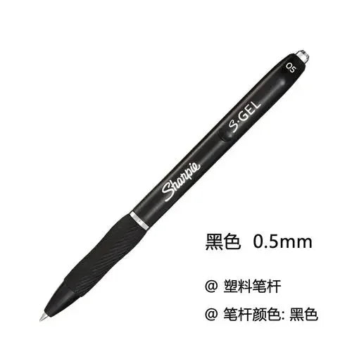 1pcs Sharpie S-Gel Gel Pens 0.5mm Black Bue Red Ink Quick Dry Smooth Gel Ink Pen Rubber Grip Office No Smear No Bleed Technology