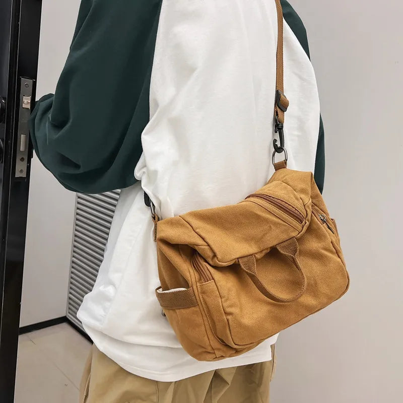 Casual Canvas women Backpack big capacity School Bag College Student Travel Ladies hand bag Vintage Female Shoulder Bag bagpack