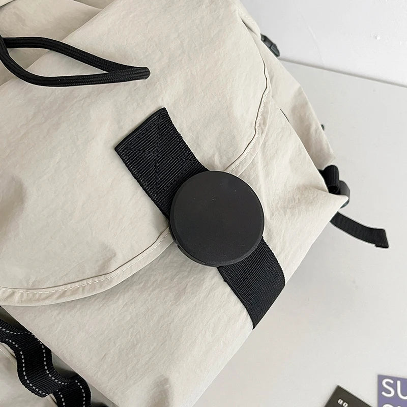 New Large Capacity Nylon Backpack Versatile Daily Commuter Backpack Minimalist Style Adult Backpack Lightweight And Portable Bag