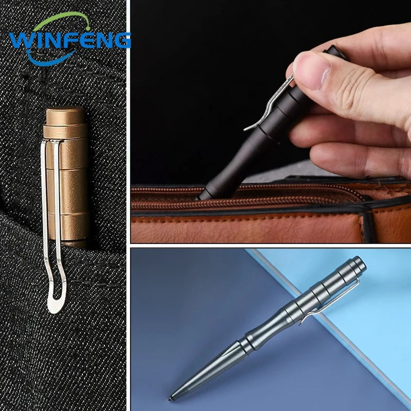 Multipurpose Tactical Pen Self Defense Supplies Tungsten Steel Personal Defense EDC Tools Outdoor Emergency Glass Breaker