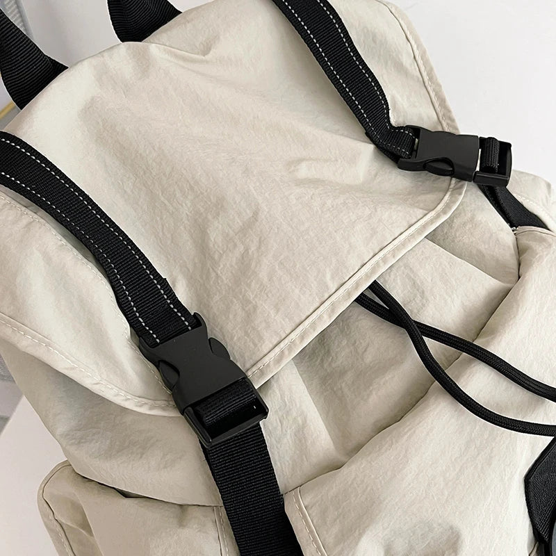 New Large Capacity Nylon Backpack Versatile Daily Commuter Backpack Minimalist Style Adult Backpack Lightweight And Portable Bag