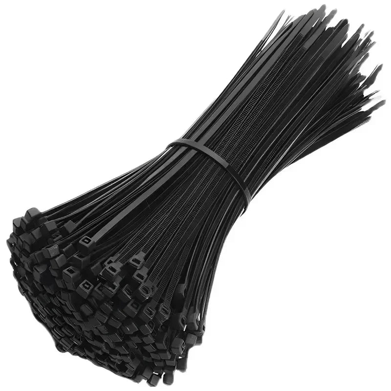 Cable Tie Cable Binder Plastic Ties Outdoor Resistant Zip Ties Multi-Purpose Self-Locking Wraps Management Bundles