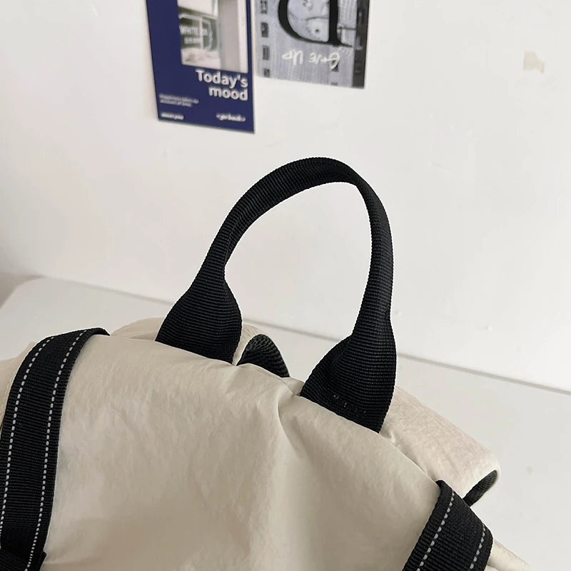 New Large Capacity Nylon Backpack Versatile Daily Commuter Backpack Minimalist Style Adult Backpack Lightweight And Portable Bag