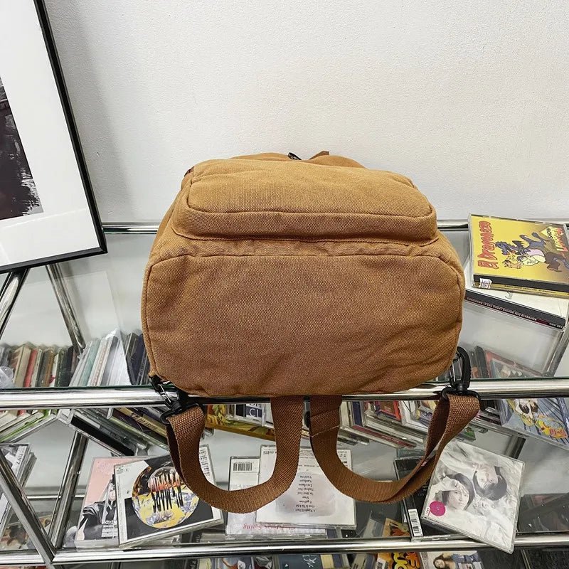 Casual Canvas women Backpack big capacity School Bag College Student Travel Ladies hand bag Vintage Female Shoulder Bag bagpack - Creative Celebrations