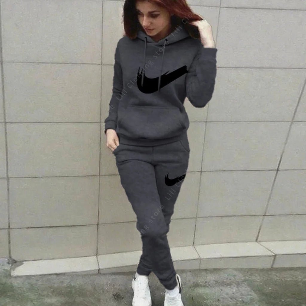 Hoodie Pants Sets Women's Suit 2pcs Sports Outfits 2025 Home Outdoor JoggingNew Designer Clothes women Autumn Winter Tracksuit - Creative Celebrations