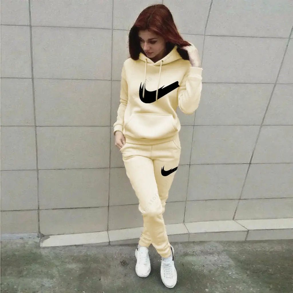 Hoodie Pants Sets Women's Suit 2pcs Sports Outfits 2025 Home Outdoor JoggingNew Designer Clothes women Autumn Winter Tracksuit - Creative Celebrations
