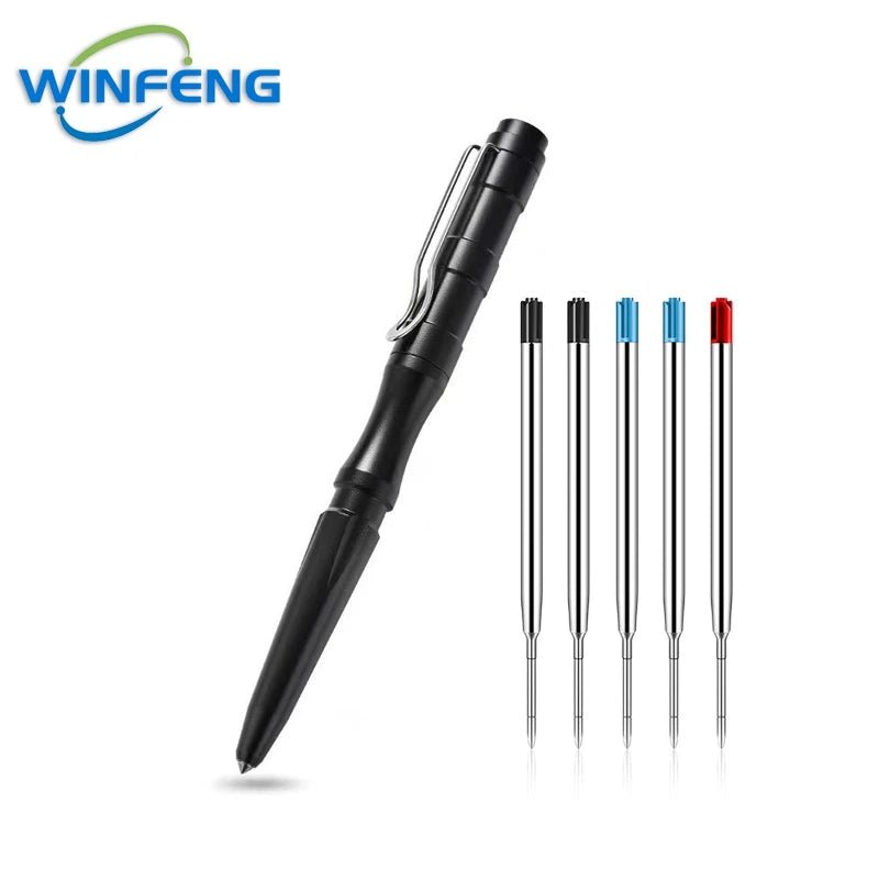Multipurpose Tactical Pen Self Defense Supplies Tungsten Steel Personal Defense EDC Tools Outdoor Emergency Glass Breaker - Creative Celebrations