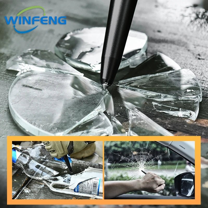Multipurpose Tactical Pen Self Defense Supplies Tungsten Steel Personal Defense EDC Tools Outdoor Emergency Glass Breaker - Creative Celebrations