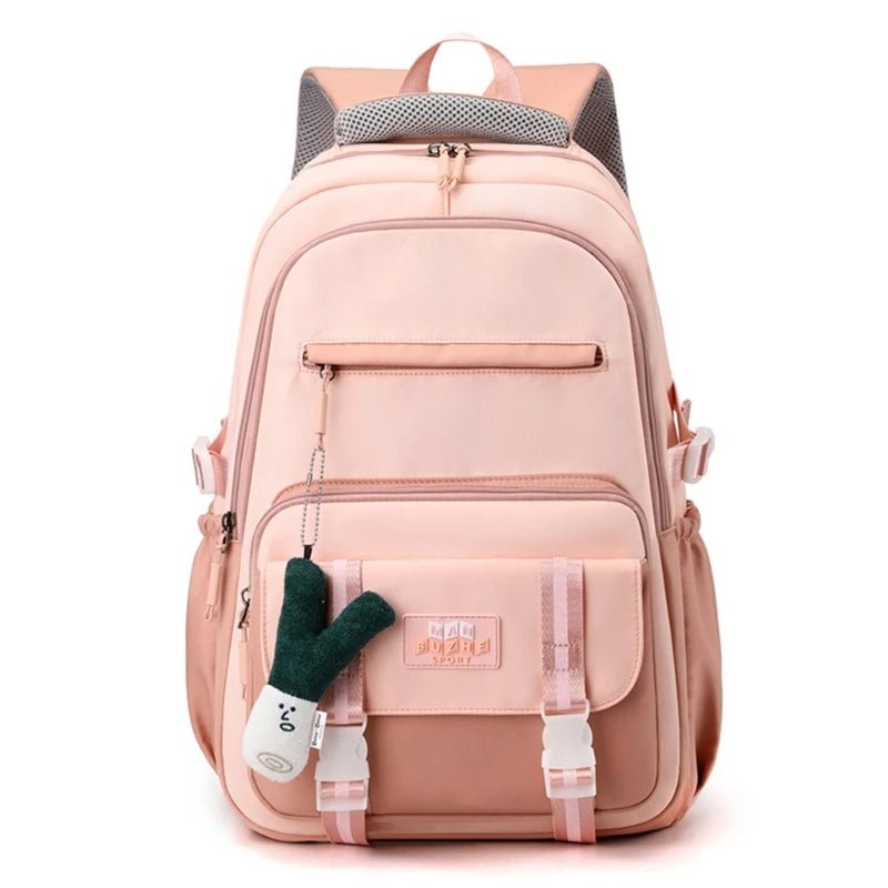 Stylish and Spacious Nylon Backpack Laptop Backpacks School Bag Nylon College Book Bags for High School Students - Creative Celebrations