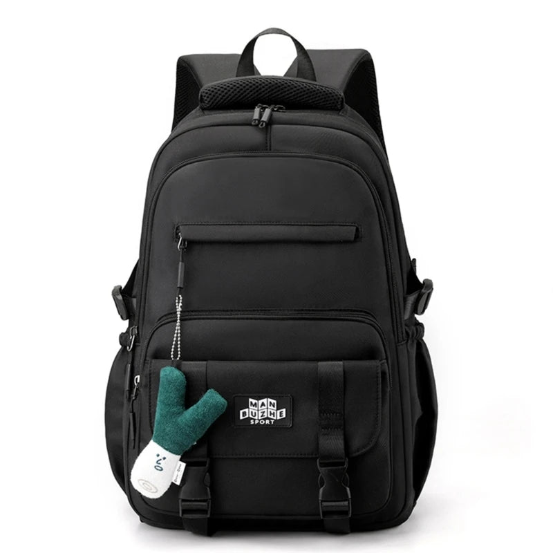 Stylish and Spacious Nylon Backpack Laptop Backpacks School Bag Nylon College Book Bags for High School Students - Creative Celebrations