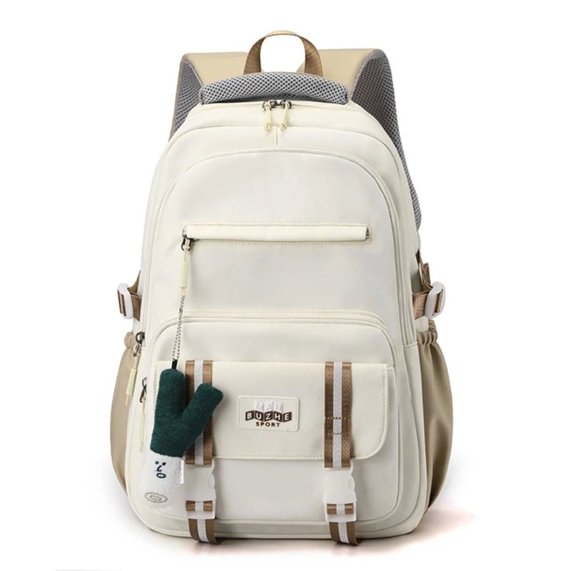 Stylish and Spacious Nylon Backpack Laptop Backpacks School Bag Nylon College Book Bags for High School Students - Creative Celebrations