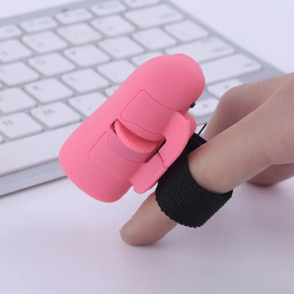 Universal 2.4GHz USB Wireless Finger Rings Optical Mini Mouse 1600Dpi For Notebook Laptop Tablet Desktop PC Mouse - Creative Celebrations