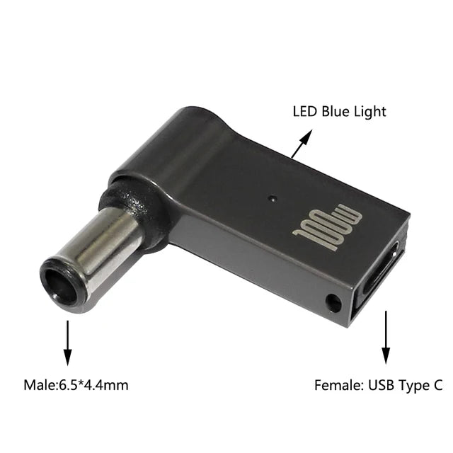 100W USB Type C to Dc Power Jack Connector USB C to Universal Laptop Power Adapter Plug Converter for Asus Dell Lenovo Notebook - Creative Celebrations
