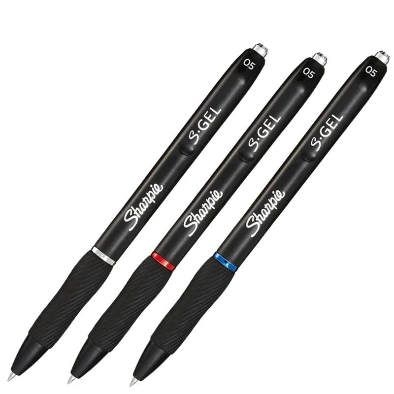 1pcs Sharpie S - Gel Gel Pens 0.5mm Black Bue Red Ink Quick Dry Smooth Gel Ink Pen Rubber Grip Office No Smear No Bleed Technology - Creative Celebrations