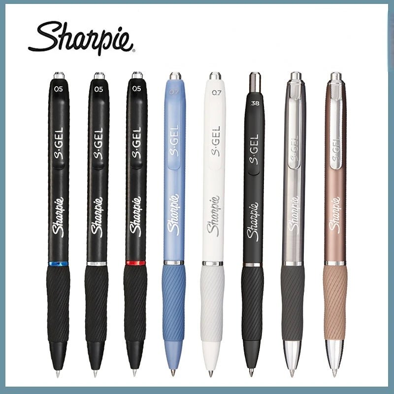 1pcs Sharpie S - Gel Gel Pens 0.5mm Black Bue Red Ink Quick Dry Smooth Gel Ink Pen Rubber Grip Office No Smear No Bleed Technology - Creative Celebrations