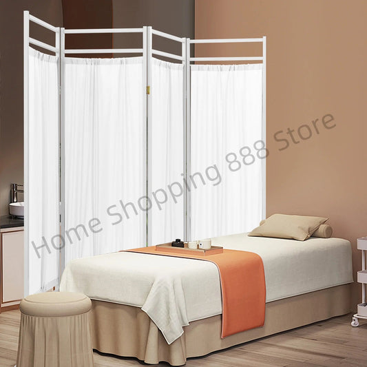 4 - Panel Foldable Medical Privacy Screen, 180x200cm Divider for Clinics, Salons, Nursing Homes - Creative Celebrations