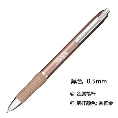 1pcs Sharpie S-Gel Gel Pens 0.5mm Black Bue Red Ink Quick Dry Smooth Gel Ink Pen Rubber Grip Office No Smear No Bleed Technology