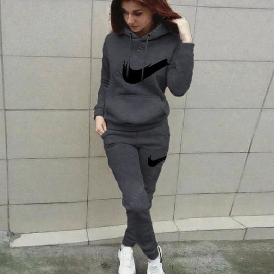 Hoodie Pants Sets Women's Suit 2pcs Sports Outfits 2025 Home Outdoor JoggingNew Designer Clothes women Autumn Winter Tracksuit - Creative Celebrations